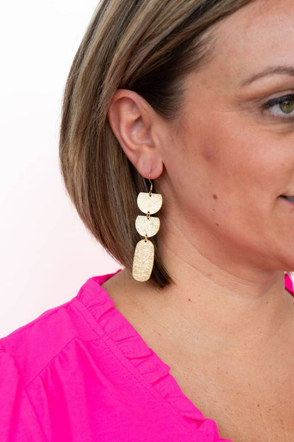 Spiffy & Splendid - Elizabeth Earrings - Gold // Jewelry, Gifts