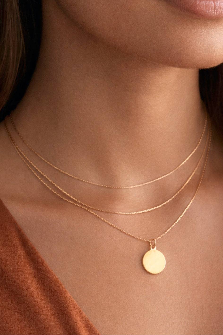 MA201 Mia Accessories - 18K Gold Plated Waterproof Stainless Steel Chain Necklace - 6931