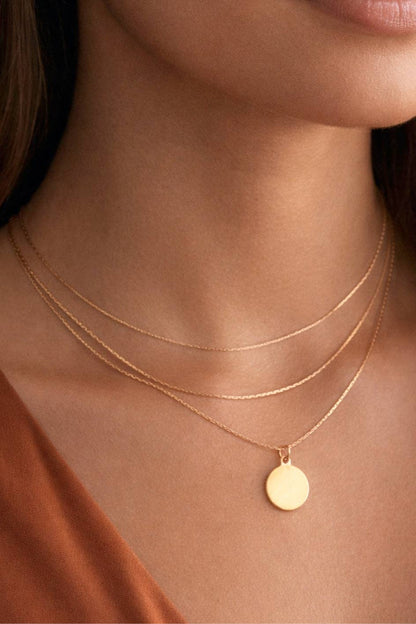MA201 Mia Accessories - 18K Gold Plated Waterproof Stainless Steel Chain Necklace - 6931