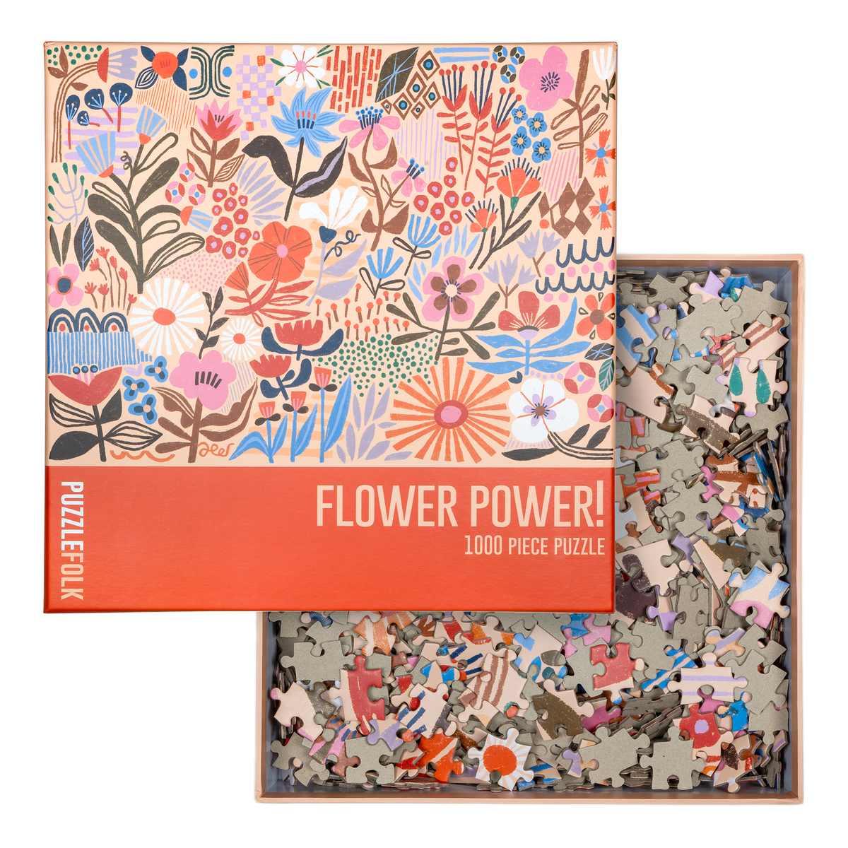 Puzzlefolk - Flower Power 1000 Piece Puzzle