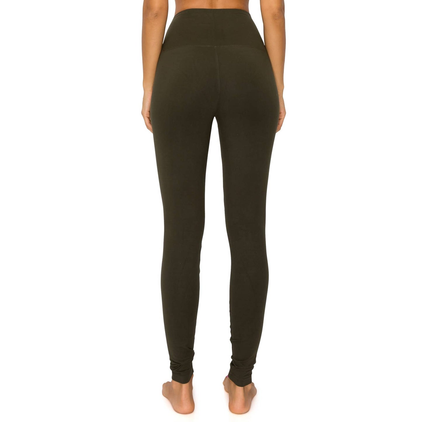Leggings Depot - 5" Yoga Band Premium Solid Activewear Leggings