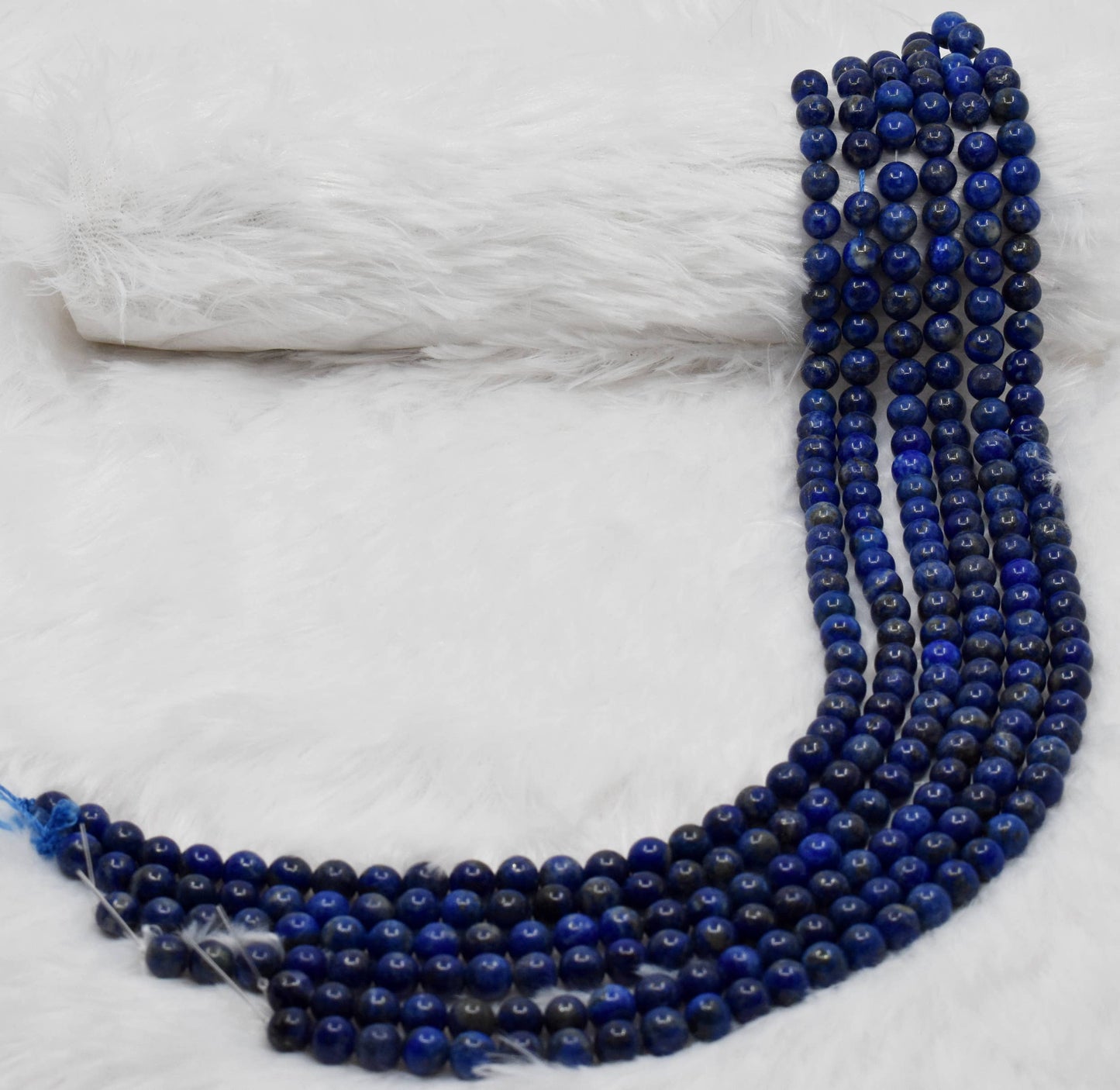 Soothing Crystals - Lapis Lazuli Round Beads, 6, 8, 10, 12 mm Mala For Beads
