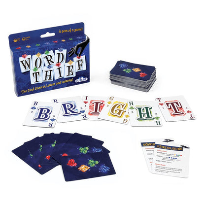 Outset Games and Cobble Hill Puzzles - Word Thief – The Card Game of Letter and Larceny!