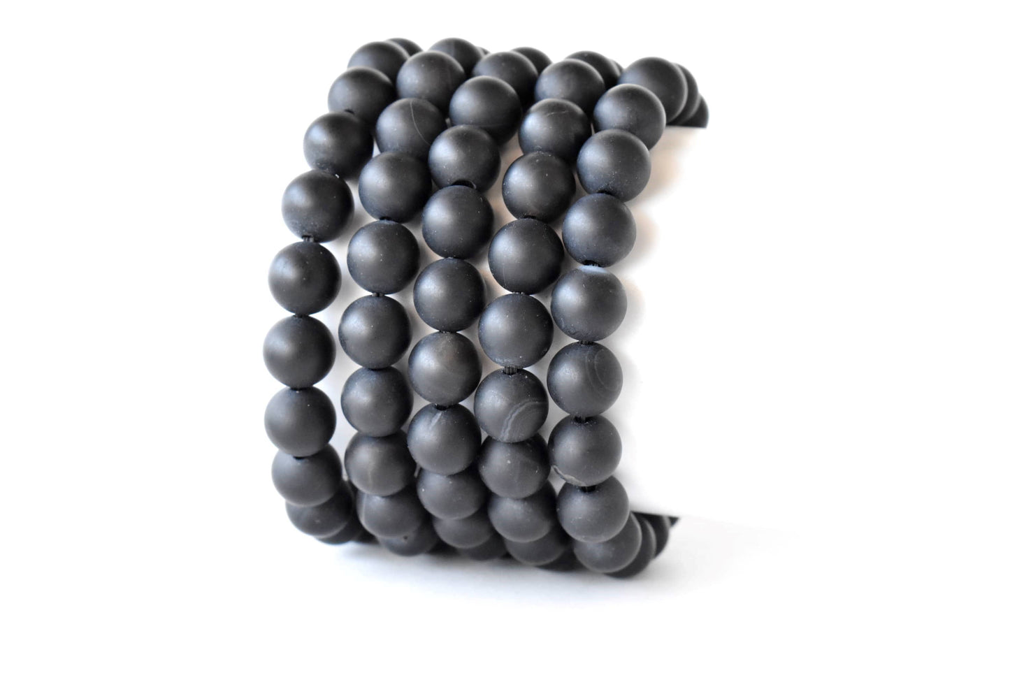 Soothing Crystals - Matt Black Onyx Bracelet (Focus and Growth)