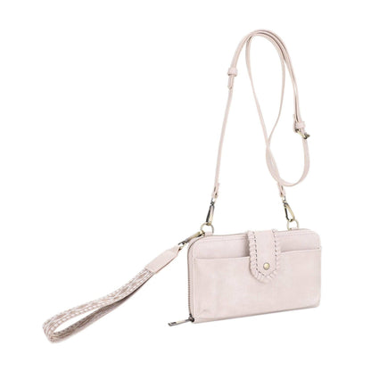 MiMi Wholesale - SV32087WW Jolie Crossbody Wallet With Boho Wrist Strap