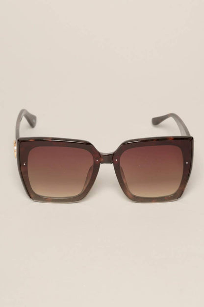 Fashion City - Tinted Lenses Square Sunglasses for Women