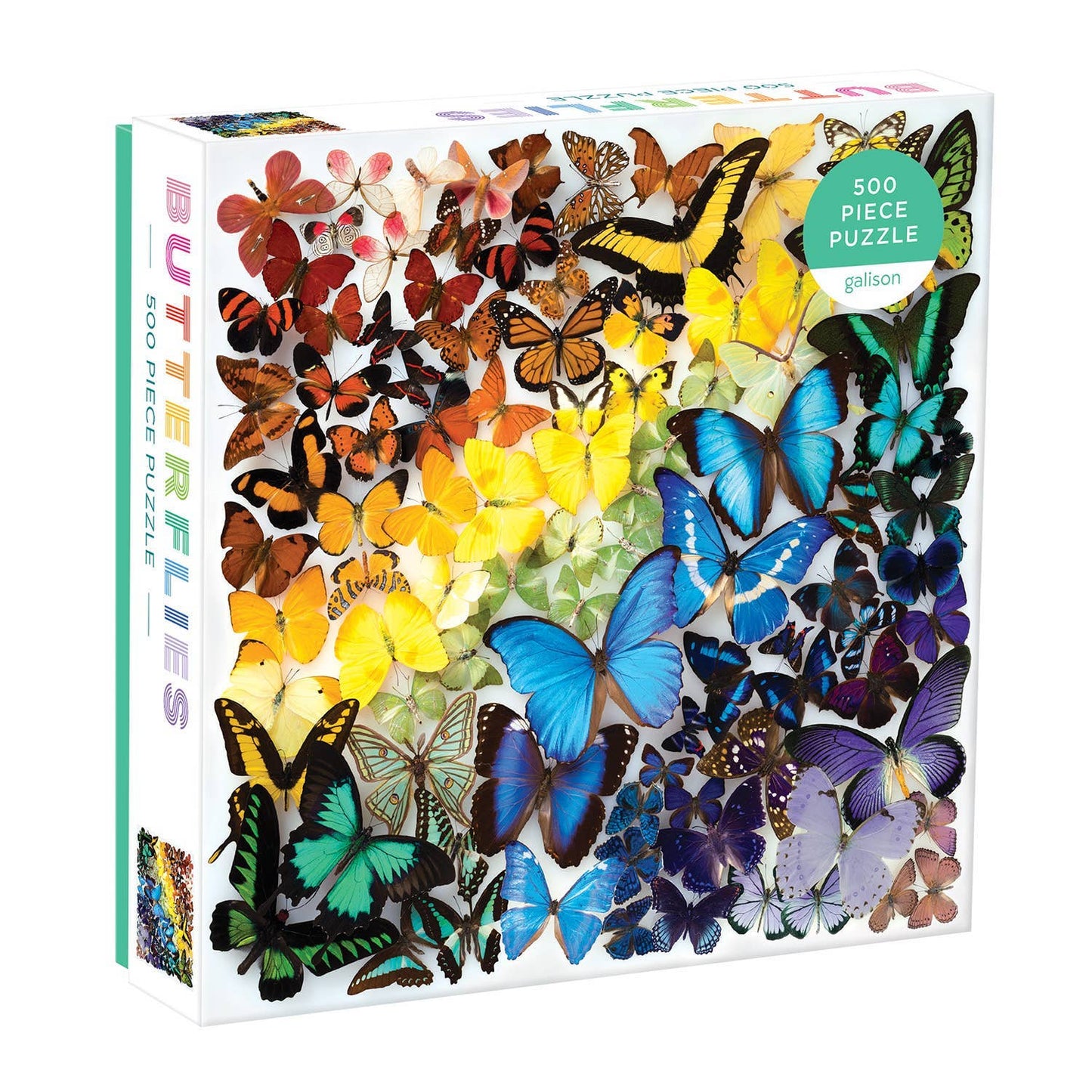Chronicle Books - Rainbow Butterflies 500 Piece Puzzle