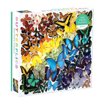 Chronicle Books - Rainbow Butterflies 500 Piece Puzzle