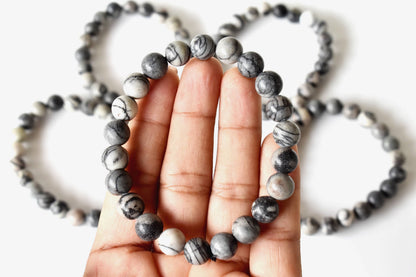 Soothing Crystals - Picasso Jasper Bracelet (Transformation and Self-Discipline)