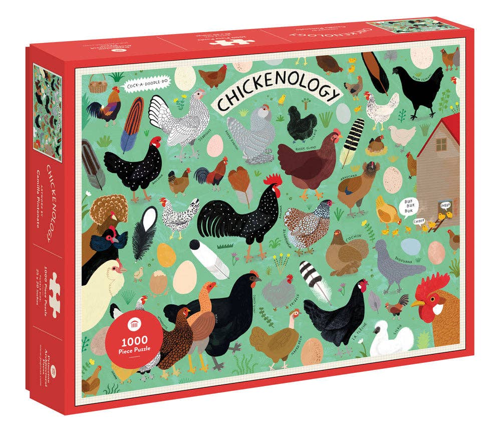 Chronicle Books - Puz 1000 Chickenology