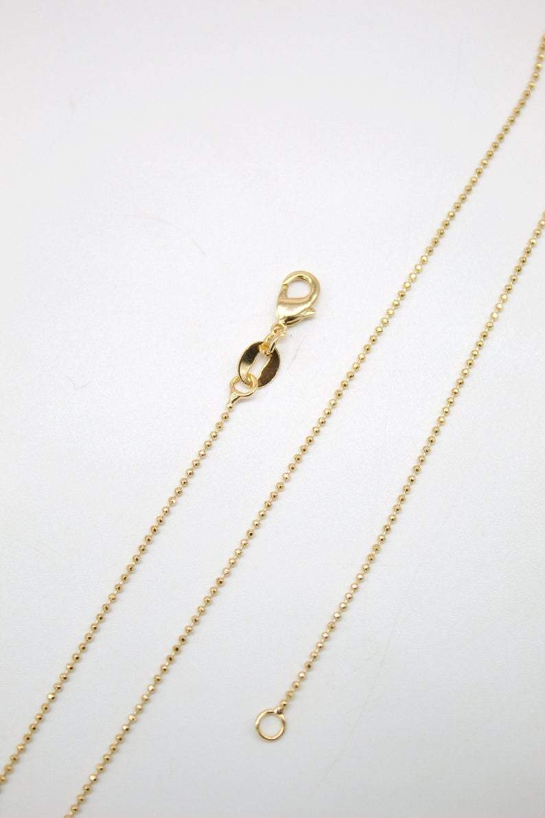 MIA Jewelry - Ball Chain Diamond Cut 1mm (F262)
