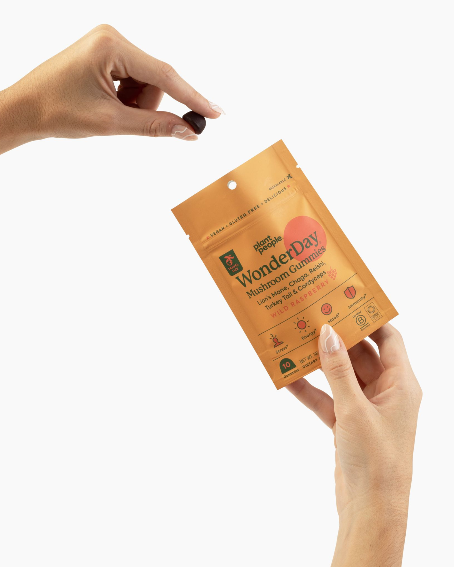 Plant People - Grab-n-Go Size: WonderDay Mushroom Gummies