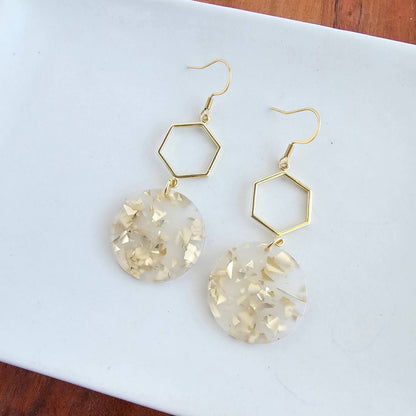Spiffy & Splendid - Layla Earrings - Gold Flake // Gift