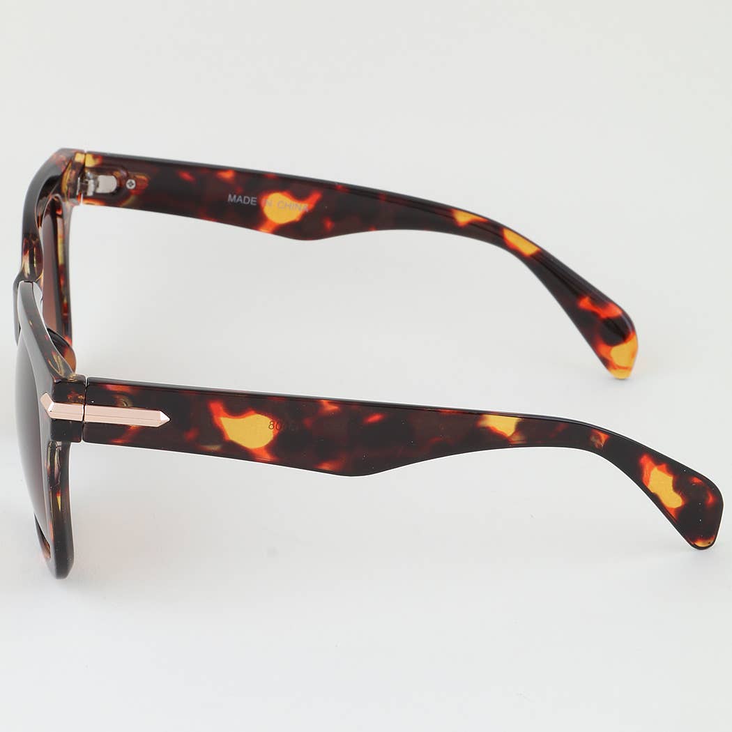 3AM BY H&D ACCESSORIES - Modern Tortoise Wayfarer Sunglasses