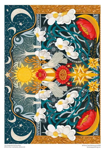 Simon & Schuster - Adult Sustainable Jigsaw Puzzle Nina Pace: Sun Celebration by