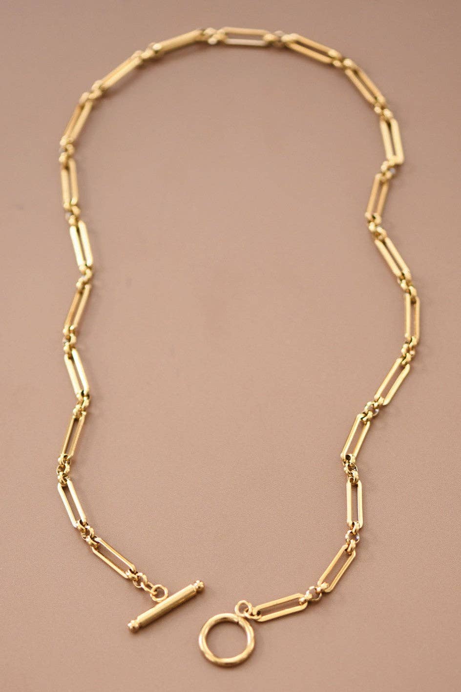 MA202 Mia Accessories - 18K Gold PVD Plated Waterproof Stainless Steel Chain Necklace - 7477