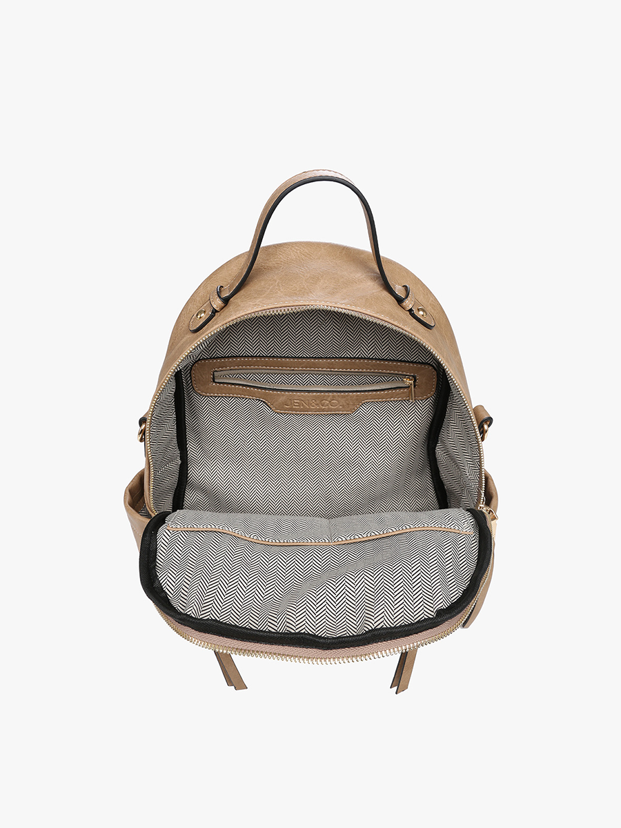 Jen & Co. - BP2280 Lillia Convertible Backpack w/ Long Strap