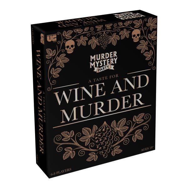 University Games - A Taste for Wine and Murder-Murder Mystery Party
