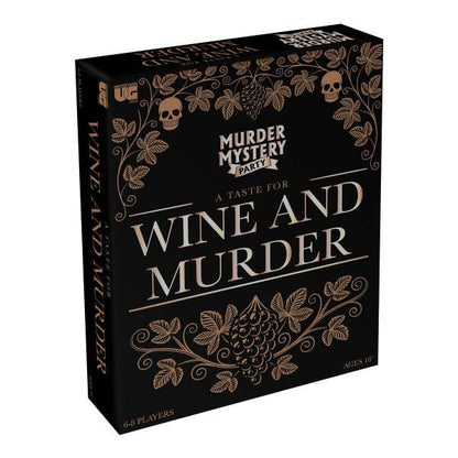 University Games - A Taste for Wine and Murder-Murder Mystery Party