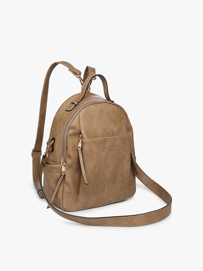 Jen & Co. - BP2280 Lillia Convertible Backpack w/ Long Strap