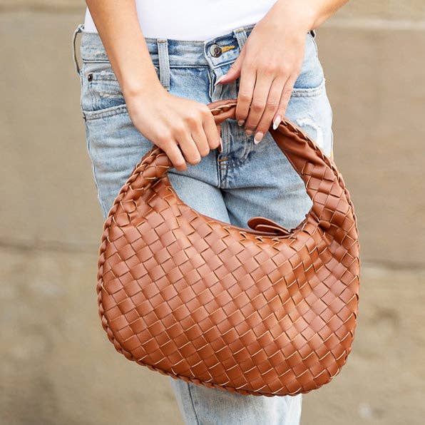 Aili's Corner - Paige Woven Handbag