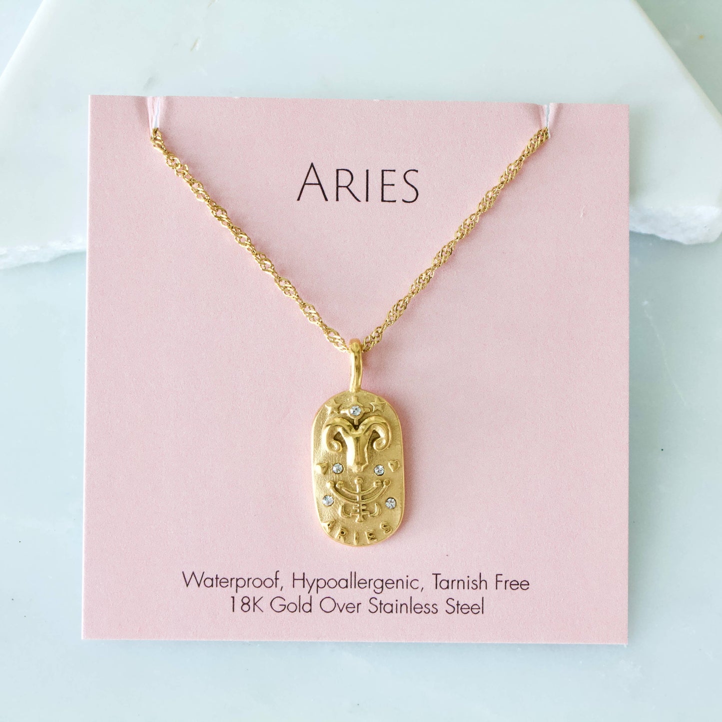 Mesa Blue - Zodiac Sign Necklaces - Waterproof