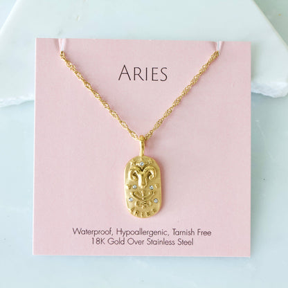 Mesa Blue - Zodiac Sign Necklaces - Waterproof