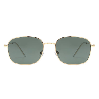 Cramilo Eyewear - Retro Square Flat Top Tinted Fashion Sunglasses