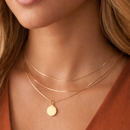 MA201 Mia Accessories - 18K Gold Plated Waterproof Stainless Steel Chain Necklace - 6931