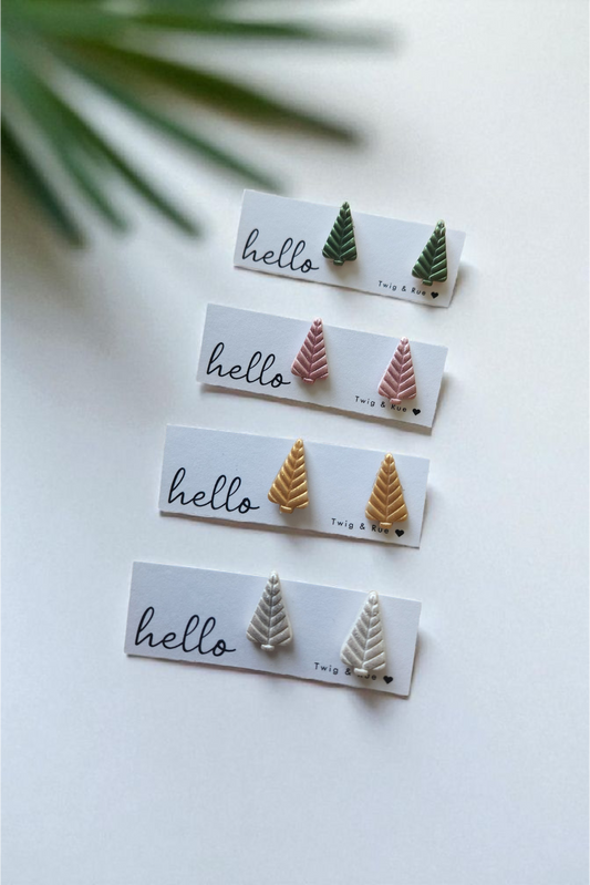 Twig & Rue boutique - Christmas tree studs