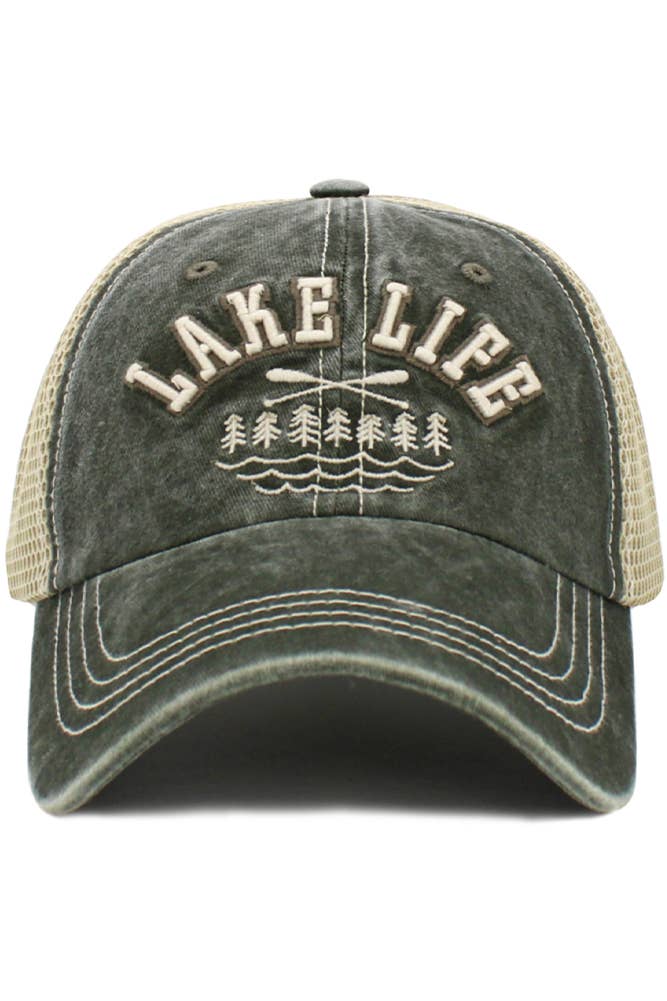 Hana - LAKE LIFE Mesh Vintage Baseball Cap