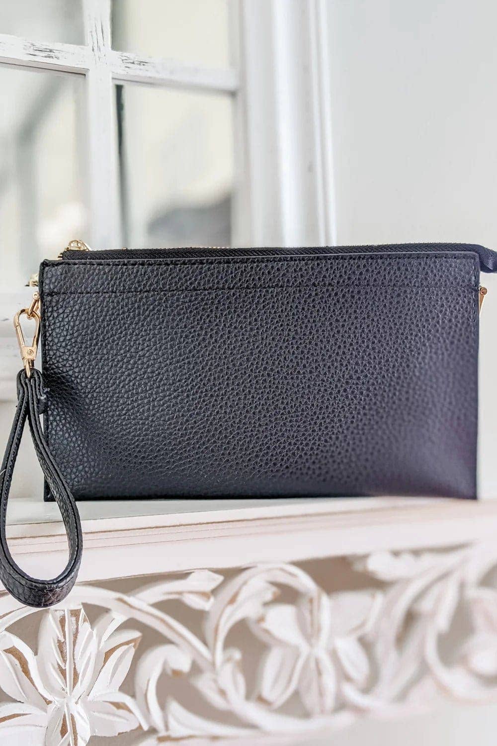 MiMi Wholesale - 7070 Jaylene Three Compartments Crossbody Bag