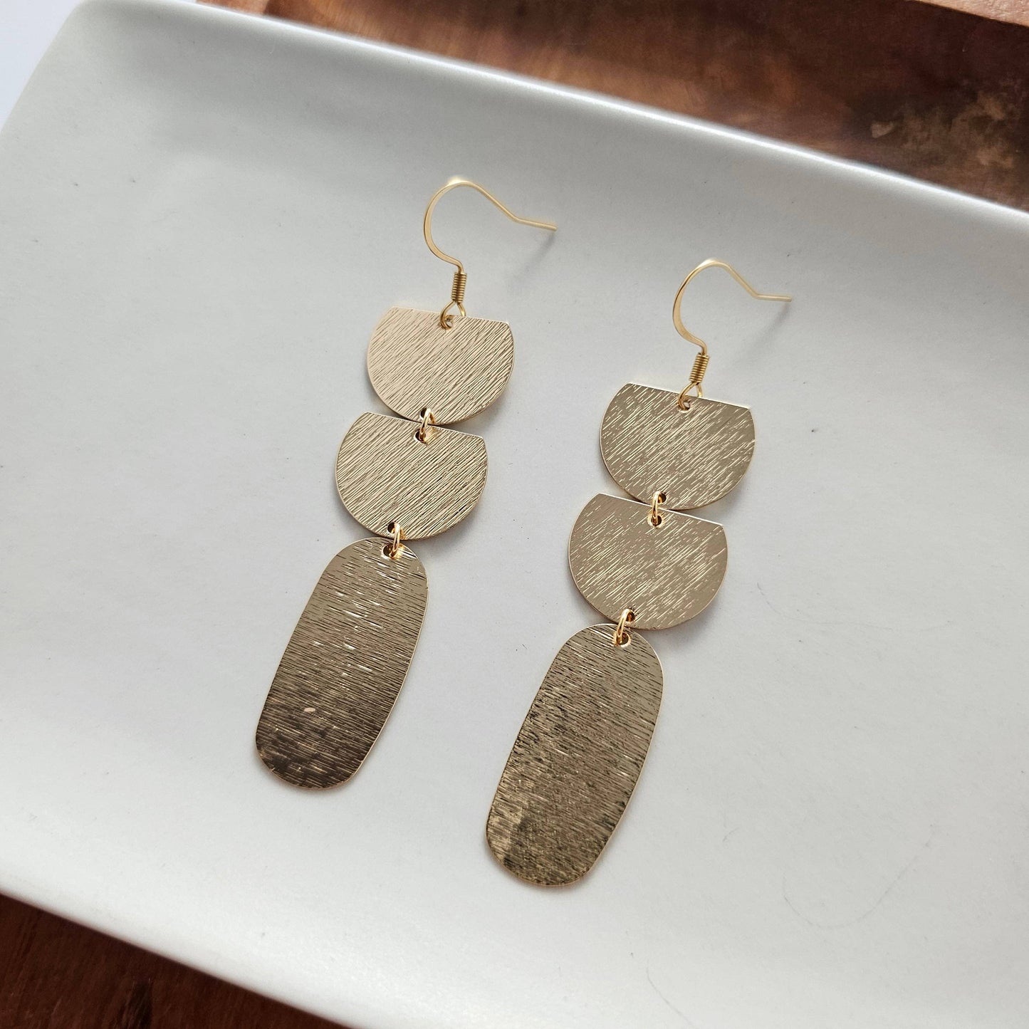 Spiffy & Splendid - Elizabeth Earrings - Gold // Jewelry, Gifts