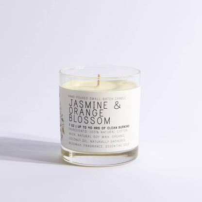 Just Bee - Jasmine & Orange Blossom - Medium Glass  - Just Bee Candle