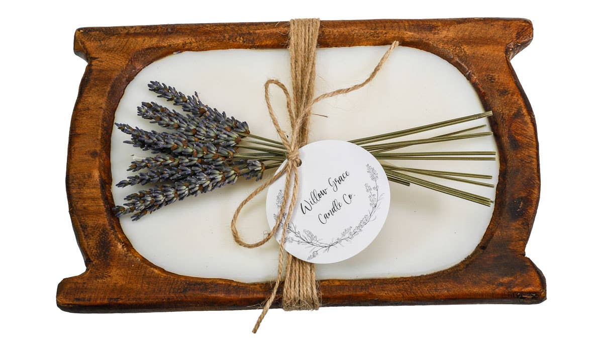 WGC102 Willow Grace Candle Co - Handled Petite Dough Candle