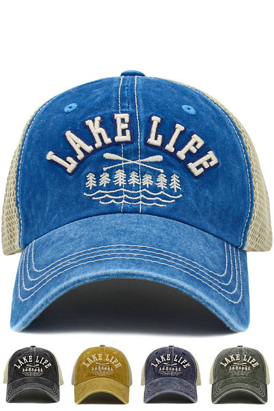 Hana - LAKE LIFE Mesh Vintage Baseball Cap
