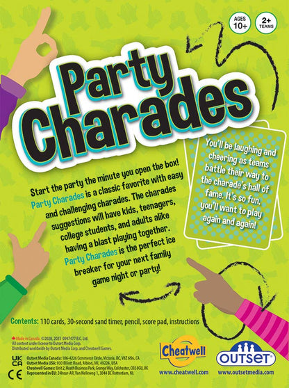 Outset Games and Cobble Hill Puzzles - Party Charades Game