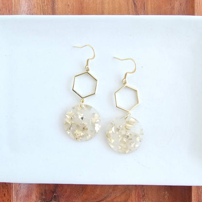 Spiffy & Splendid - Layla Earrings - Gold Flake // Gift