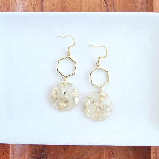 Spiffy & Splendid - Layla Earrings - Gold Flake // Gift