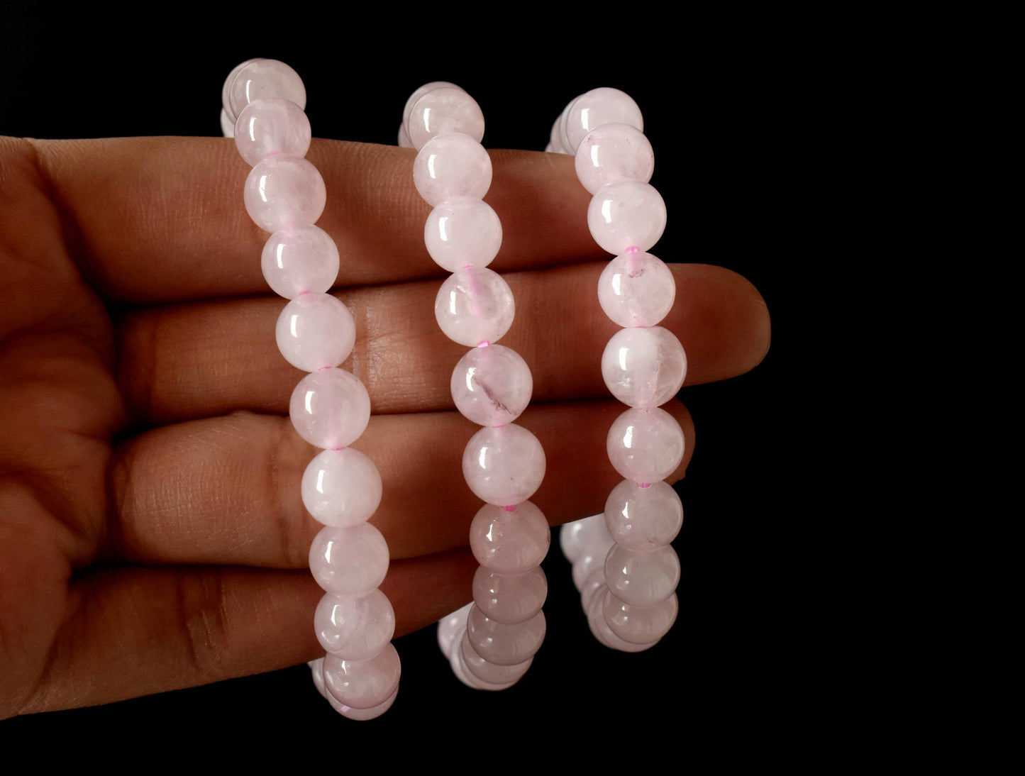 Soothing Crystals - Rose Quartz Bracelet (Self-Love and Concentration)