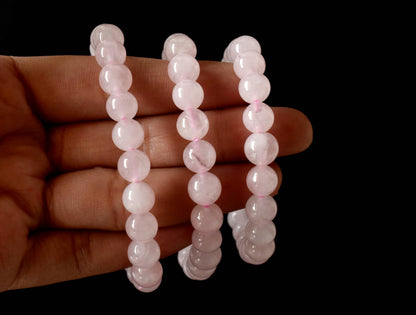 Soothing Crystals - Rose Quartz Bracelet (Self-Love and Concentration)