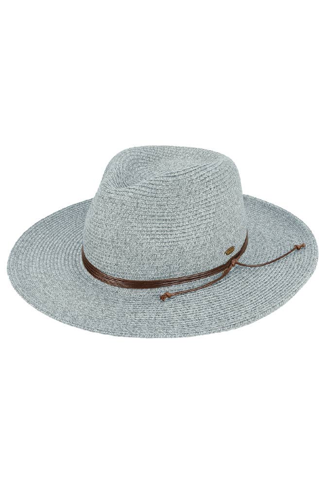 Hana - C.C String Trim Band Panama Sun Hat