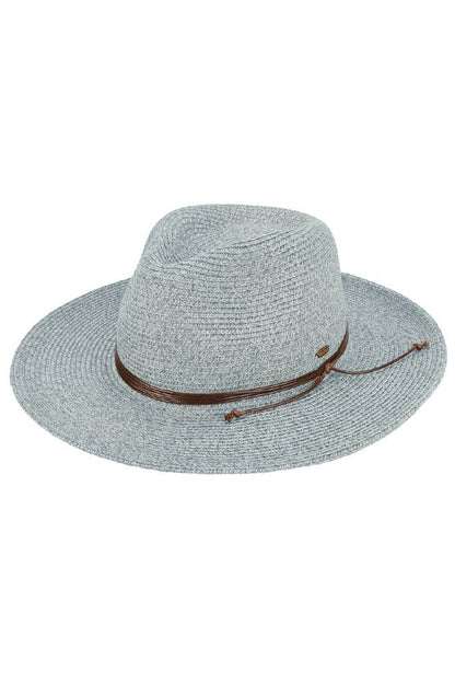 Hana - C.C String Trim Band Panama Sun Hat