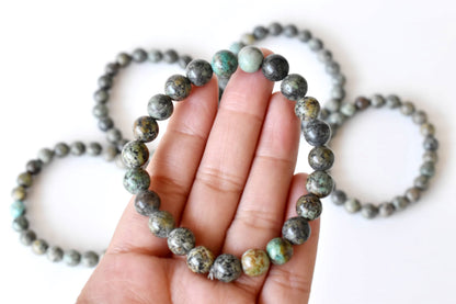 Soothing Crystals - African Turquoise Bracelet (Transformation and Love)