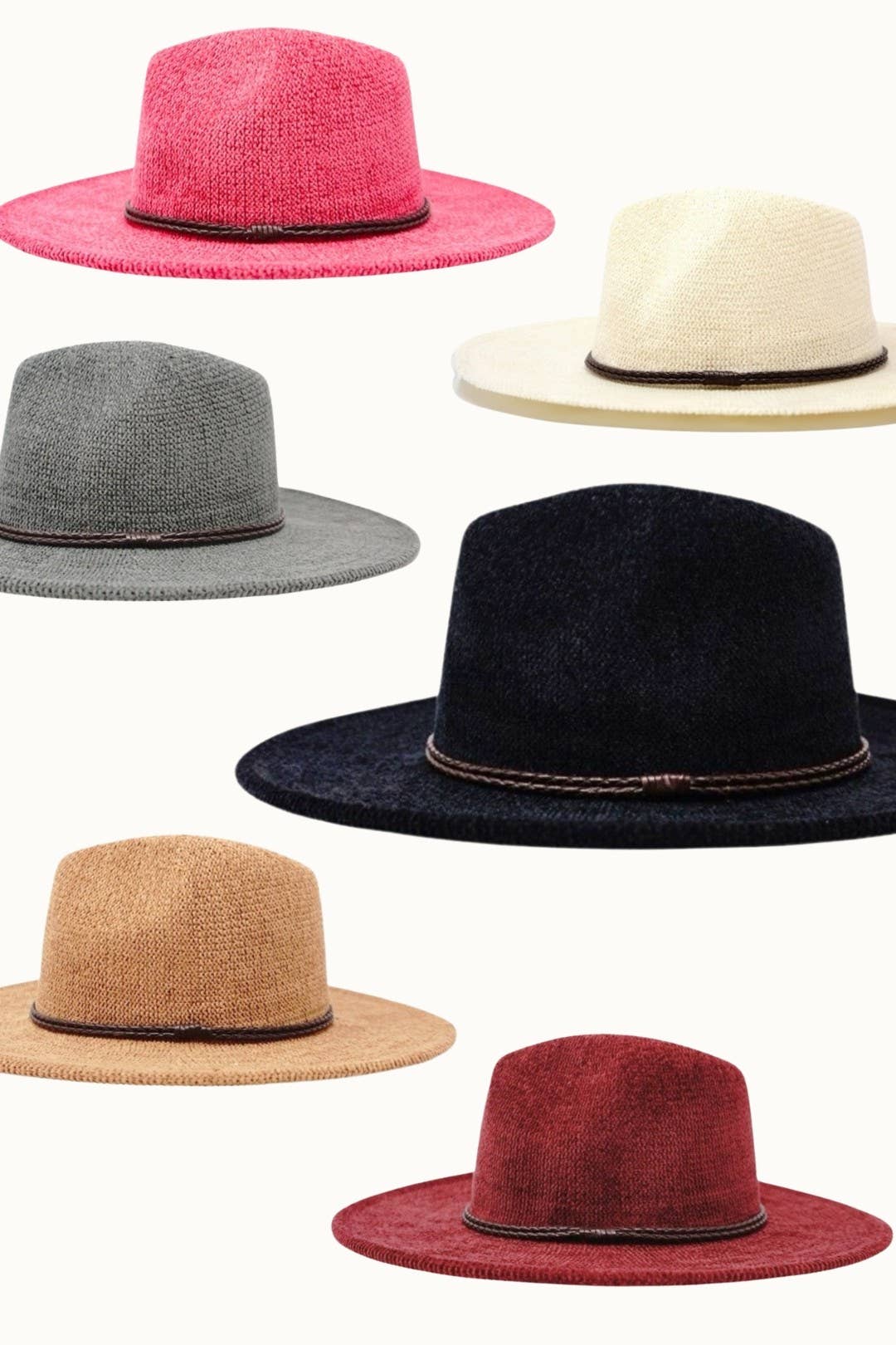 Olive & Pique - COLETTE - Travel Friendly, Packable Everyday-Occasion Fedora Hat