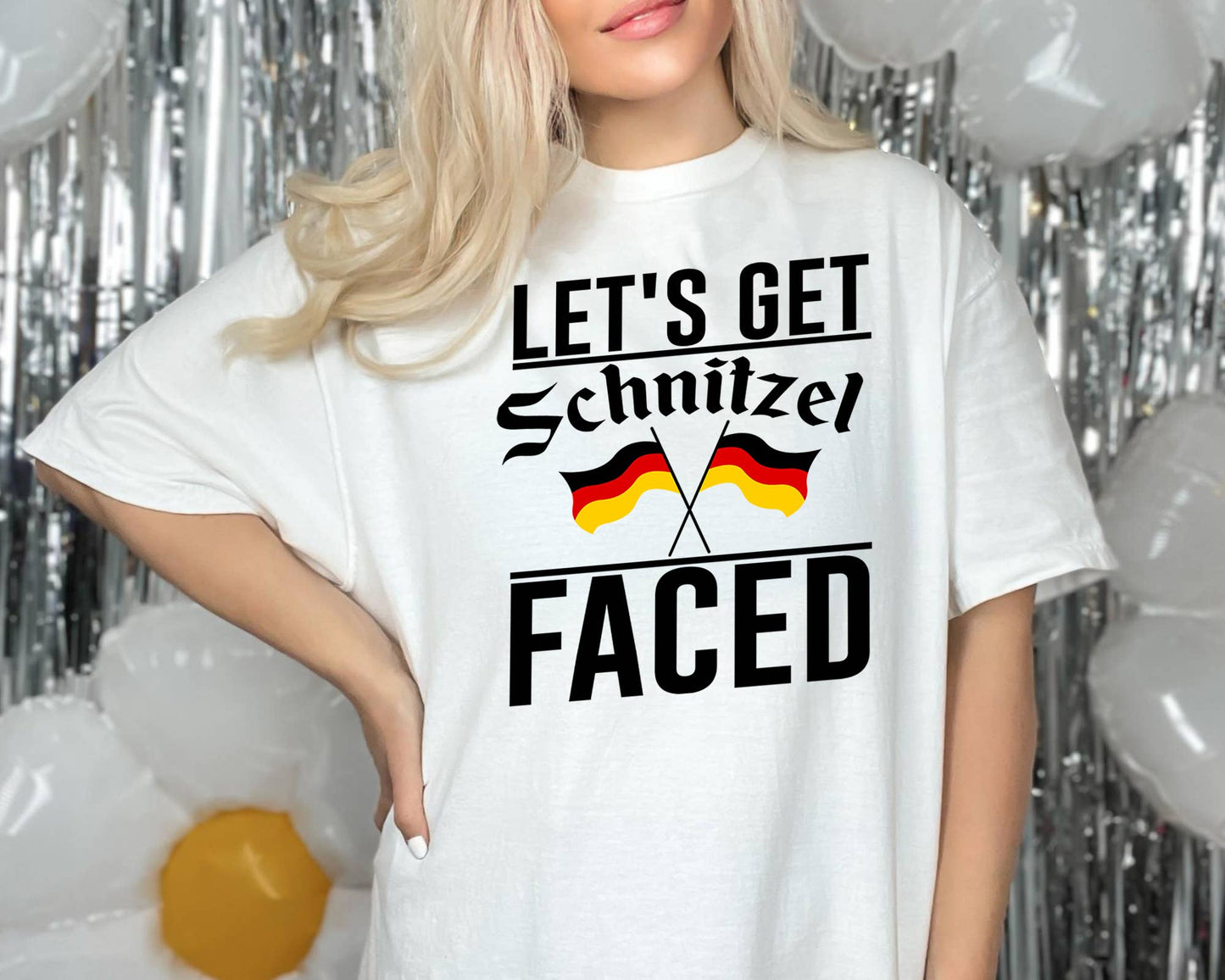 Vivtrek - Oktoberfest Funny Drinking Schnitzel Faced T-shirt