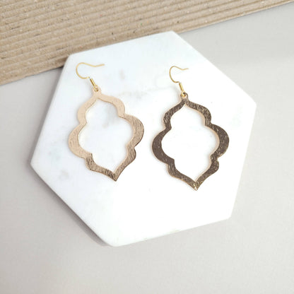 Spiffy & Splendid - Talia Earrings - Gold // Jewelry, Gifts