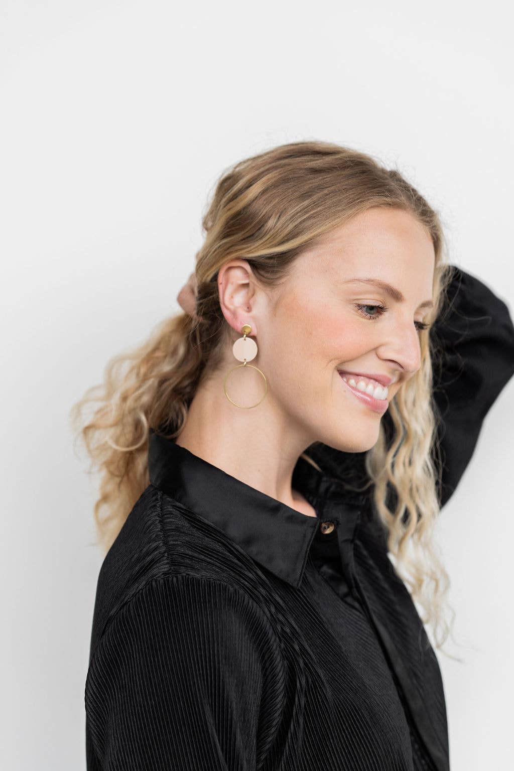 Spiffy & Splendid - Sadie Earrings - Linen //  Jewelry, Gifts