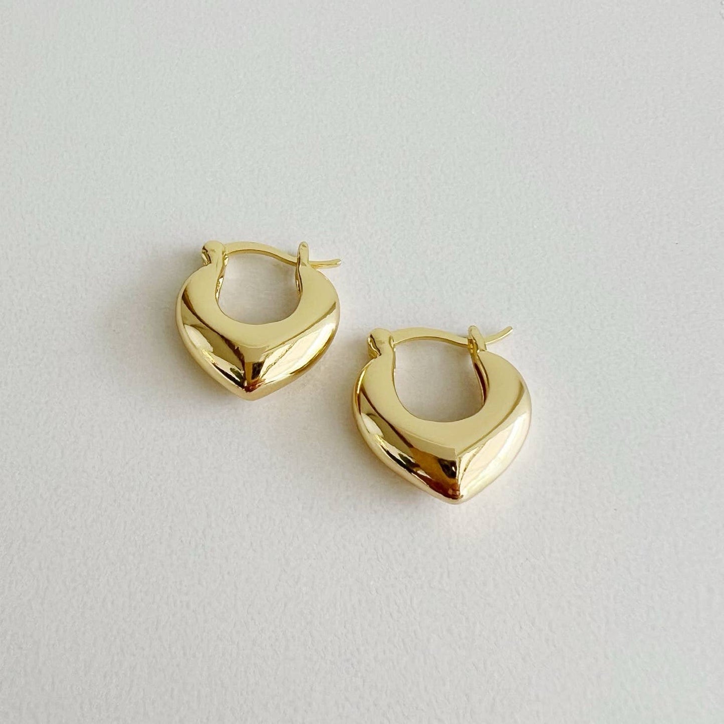 True by Kristy Jewelry - Heartthrob Hoops Earrings Gold Filled