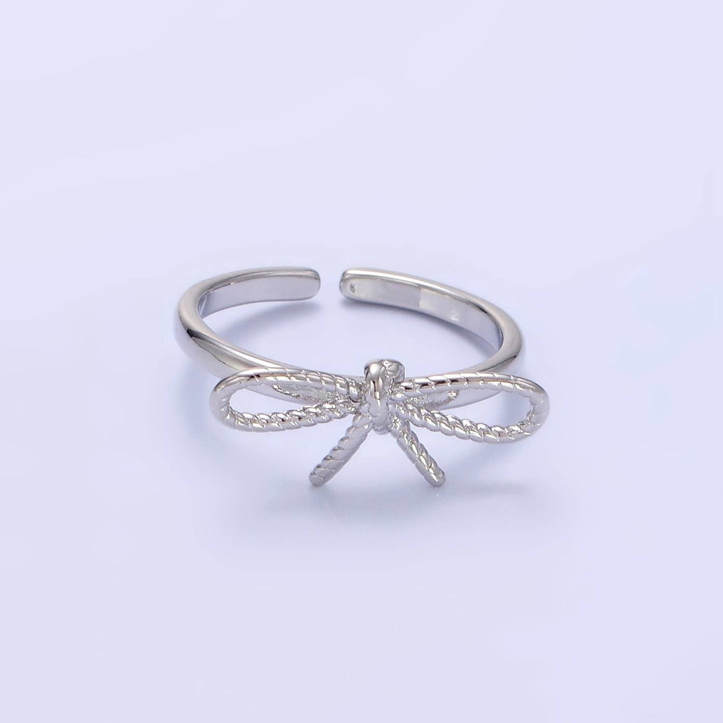 Aim Eternal - 14K Gold Filled Rope Ribbon Ring in Gold & Silver O980, O981